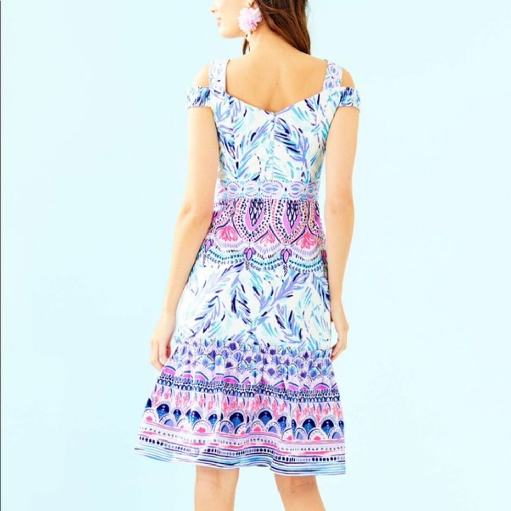 Lilly Pulitzer Iva Midi Dress. SZ 4 - Picture 2 of 4